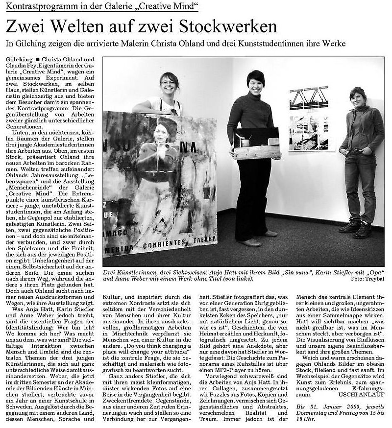 Süddeutsche Zeitung 10. Dezember 2008
